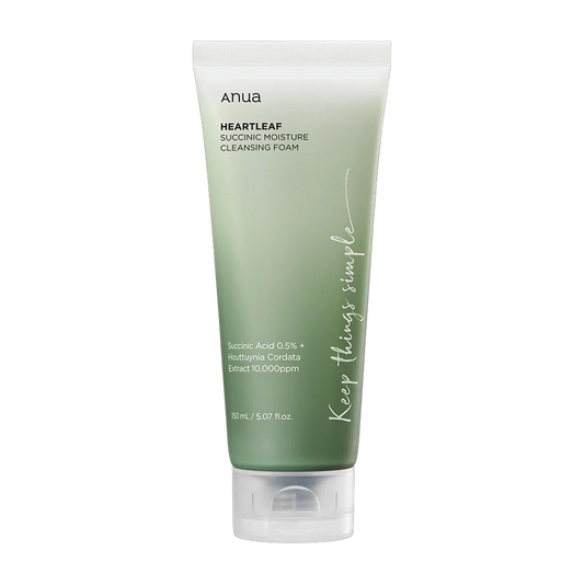 Anua Heartleaf Succinic Moisture Cleansing Foam